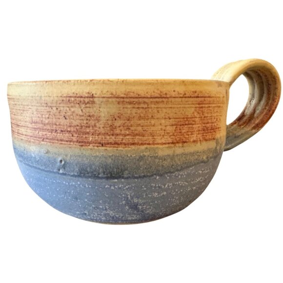 Vintage Handmade Ceramic oversized coffee mug glazed pottery art Cameron Covert - Picture 1 of 10
